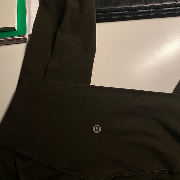 Lululemon align 7/8 olive leggings - Picture 2 of 2